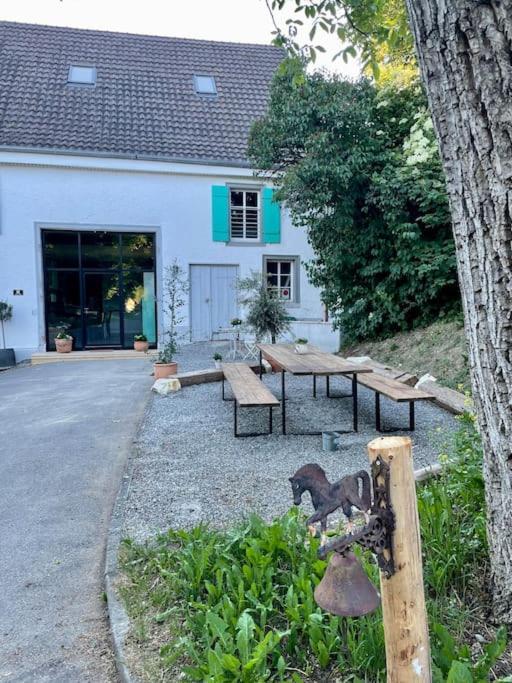 Zauberhafte Ferienscheune Im Hofgut Alte Oelmuehle Engen Dış mekan fotoğraf